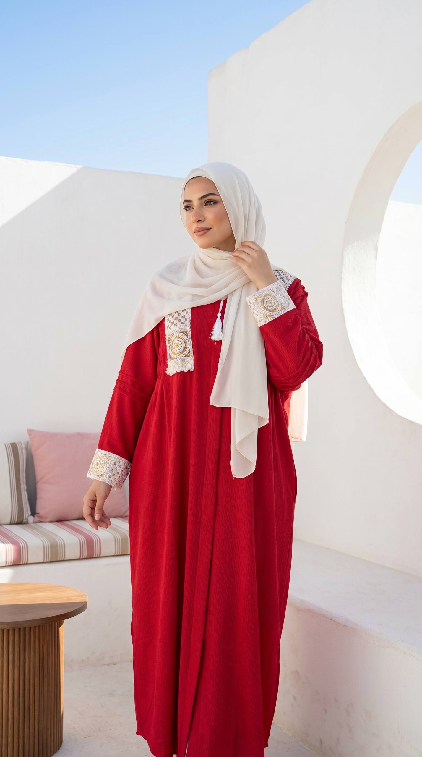 Golden Hour Linen Abaya