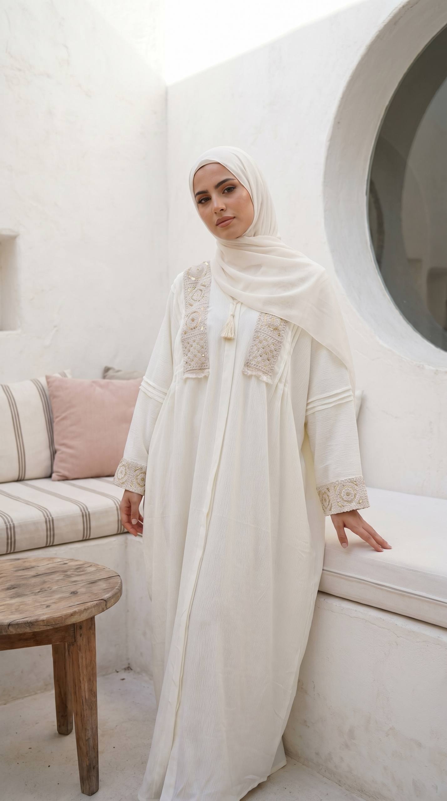 Golden Hour Linen Abaya