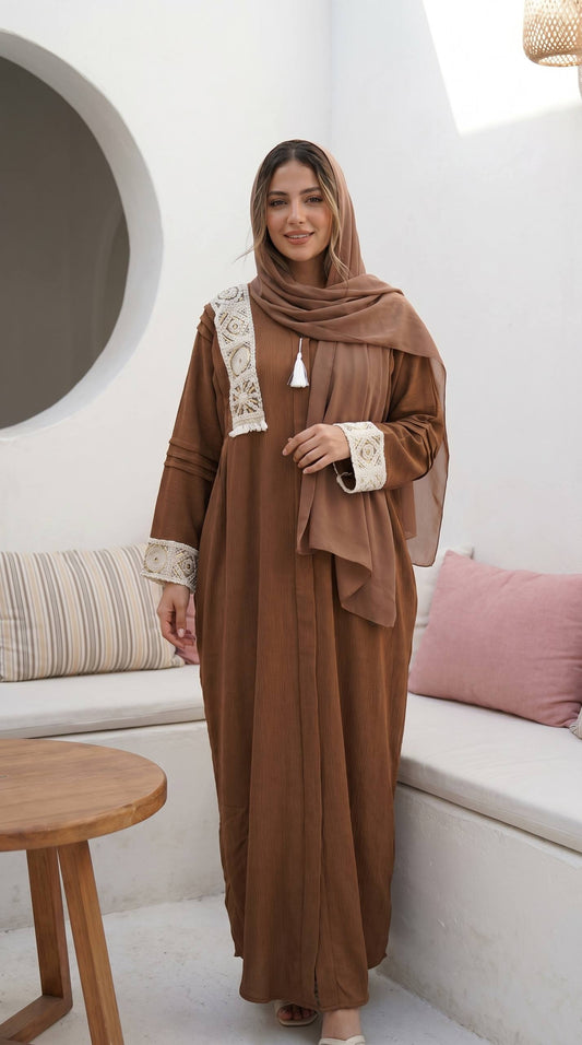 Golden Hour Linen Abaya