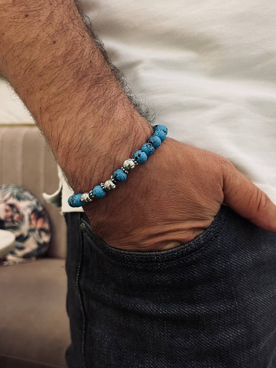Faris Simple Bracelet - Agate