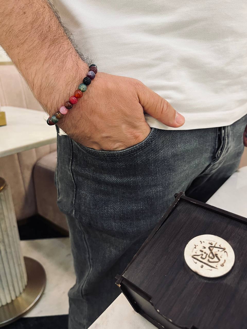 Hamza Set - Agate Bracelets