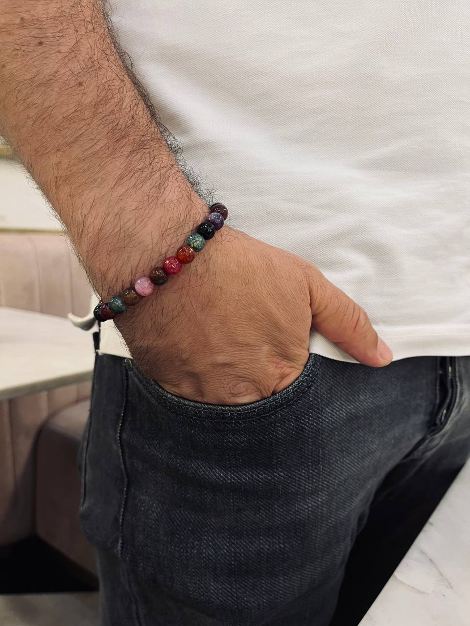 Hamza Set - Agate Bracelets