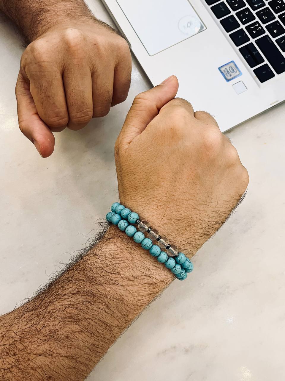 Abdullah Set - Agate Bracelets