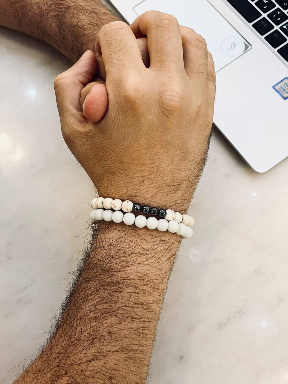 Yazan Set - Agate Bracelets
