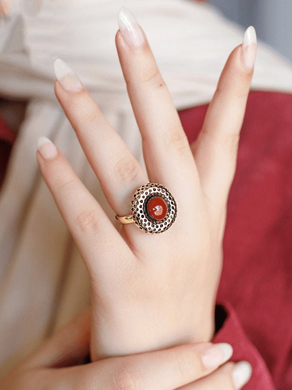 Marble Ring - Pure Copper