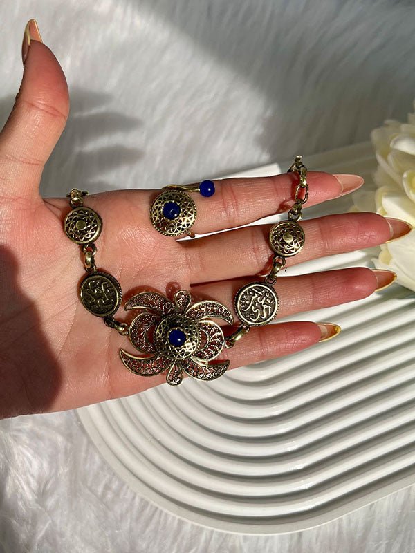 Blue Elegance Set - Pure Copper