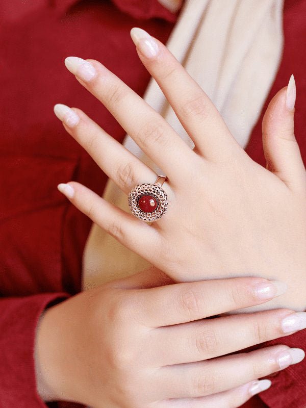 Marble Ring - Pure Copper