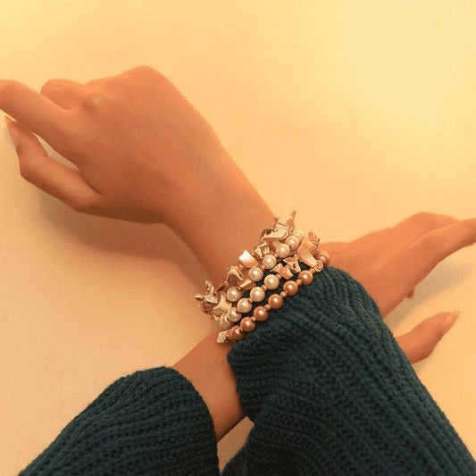 Seren Bracelet - Seashell and Pearl Stone