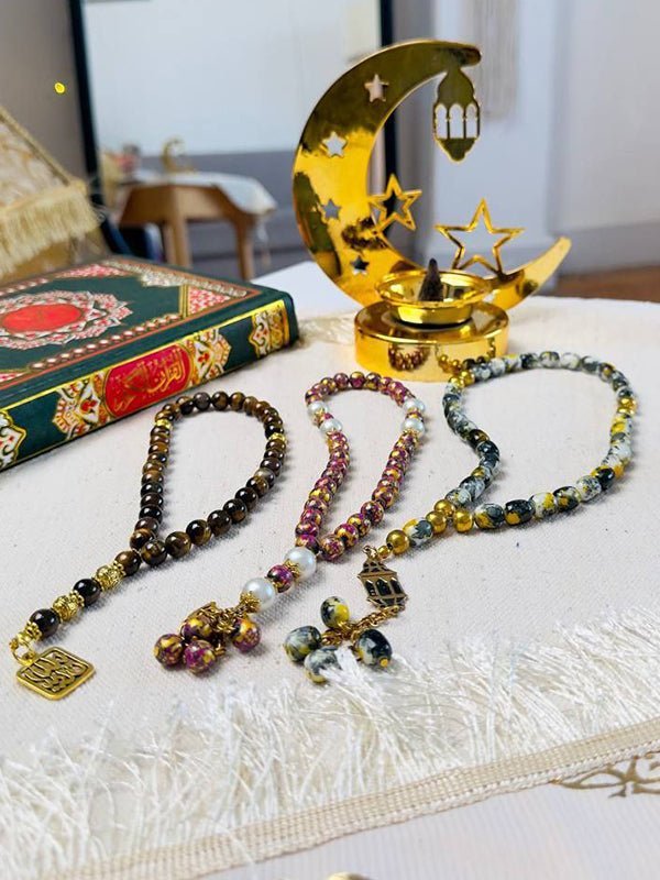 Ema Rosary - Alabaster Stones