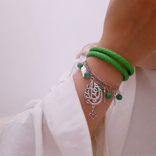 Rahaf Green Bracelets