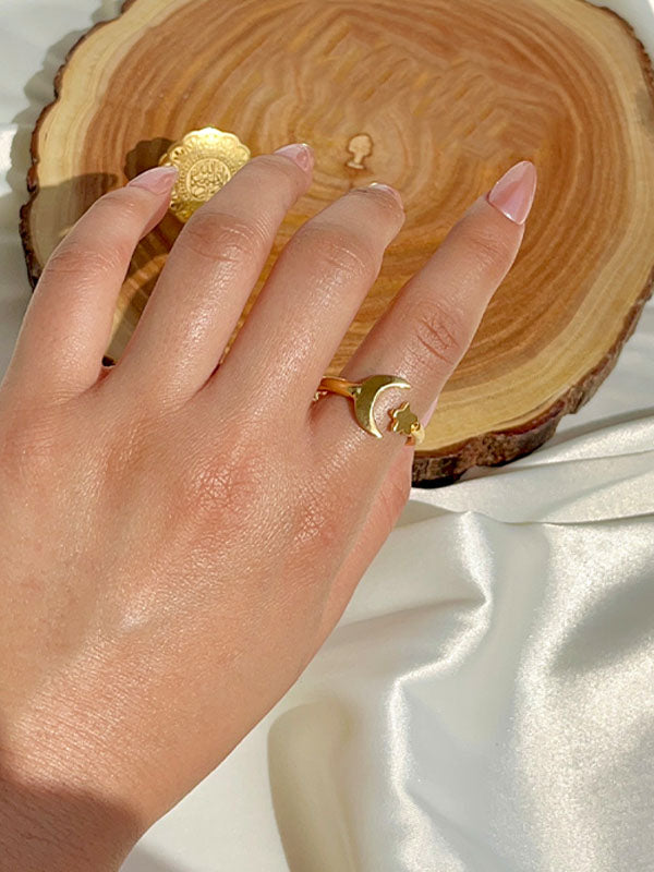 Hilal Ring -  Gold Plated