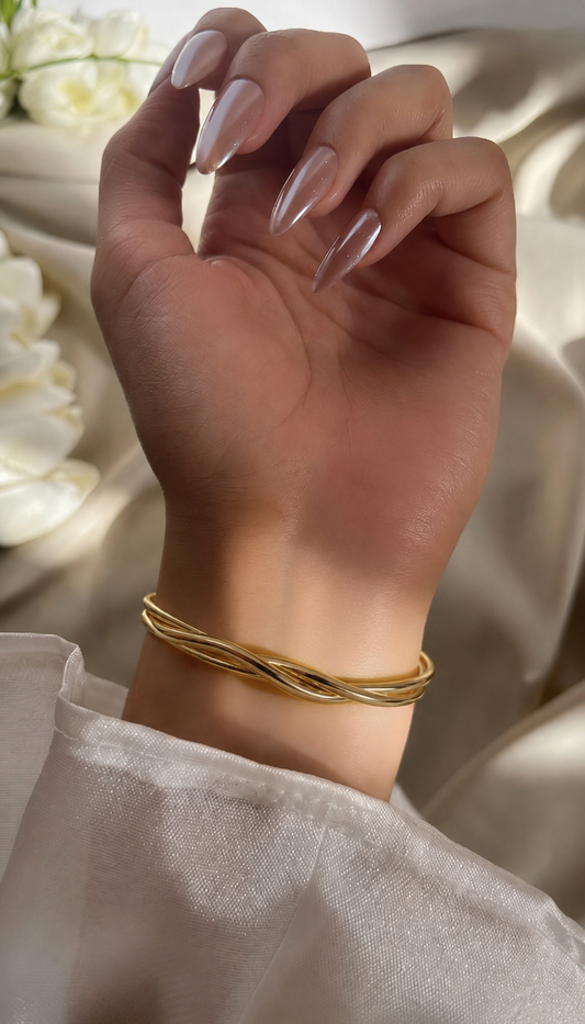 Leen Bangle - Stainless Steel