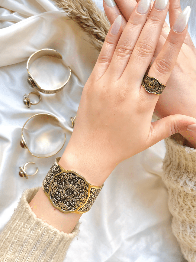 Zaina Arabic Set - Pure Copper