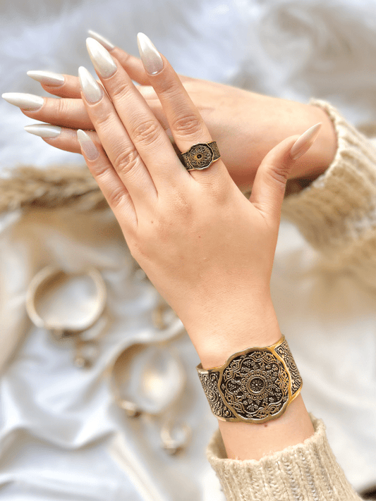 Zaina Arabic Set - Pure Copper