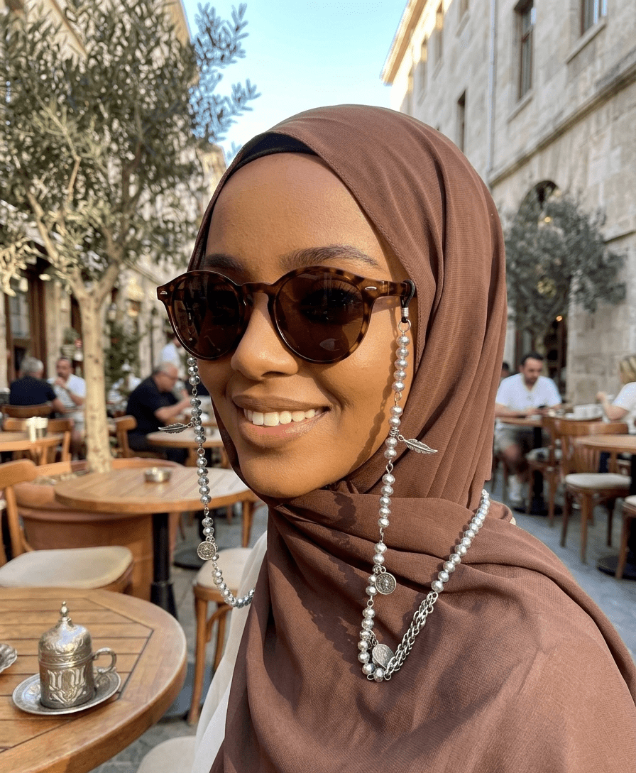 Abrar Glasses Chain - Crystal