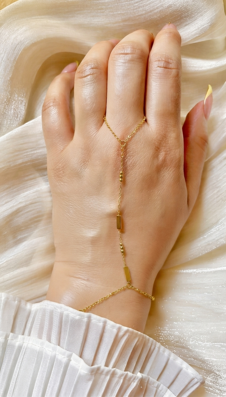 Reham Hand Chain - Stainless Steel