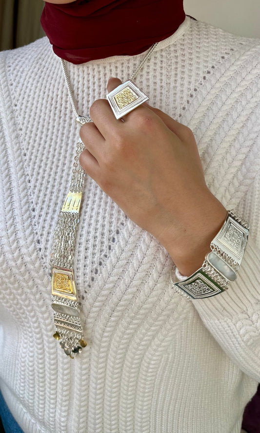 New Arabian Set - Silver Plated And Gold  Plated