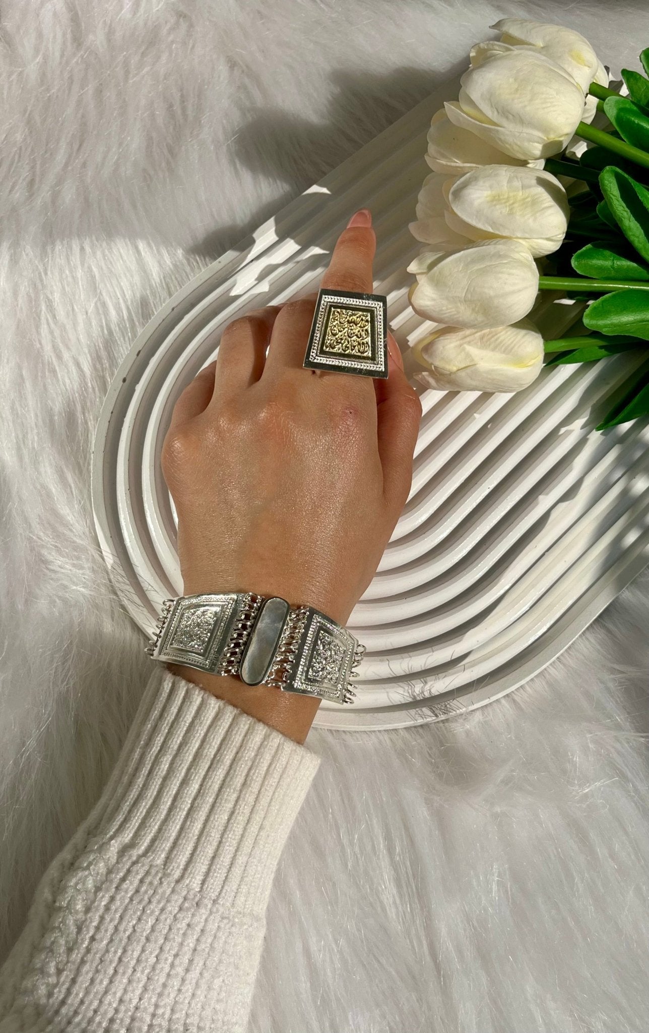 New Arabian Set - Silver Plated And Gold  Plated