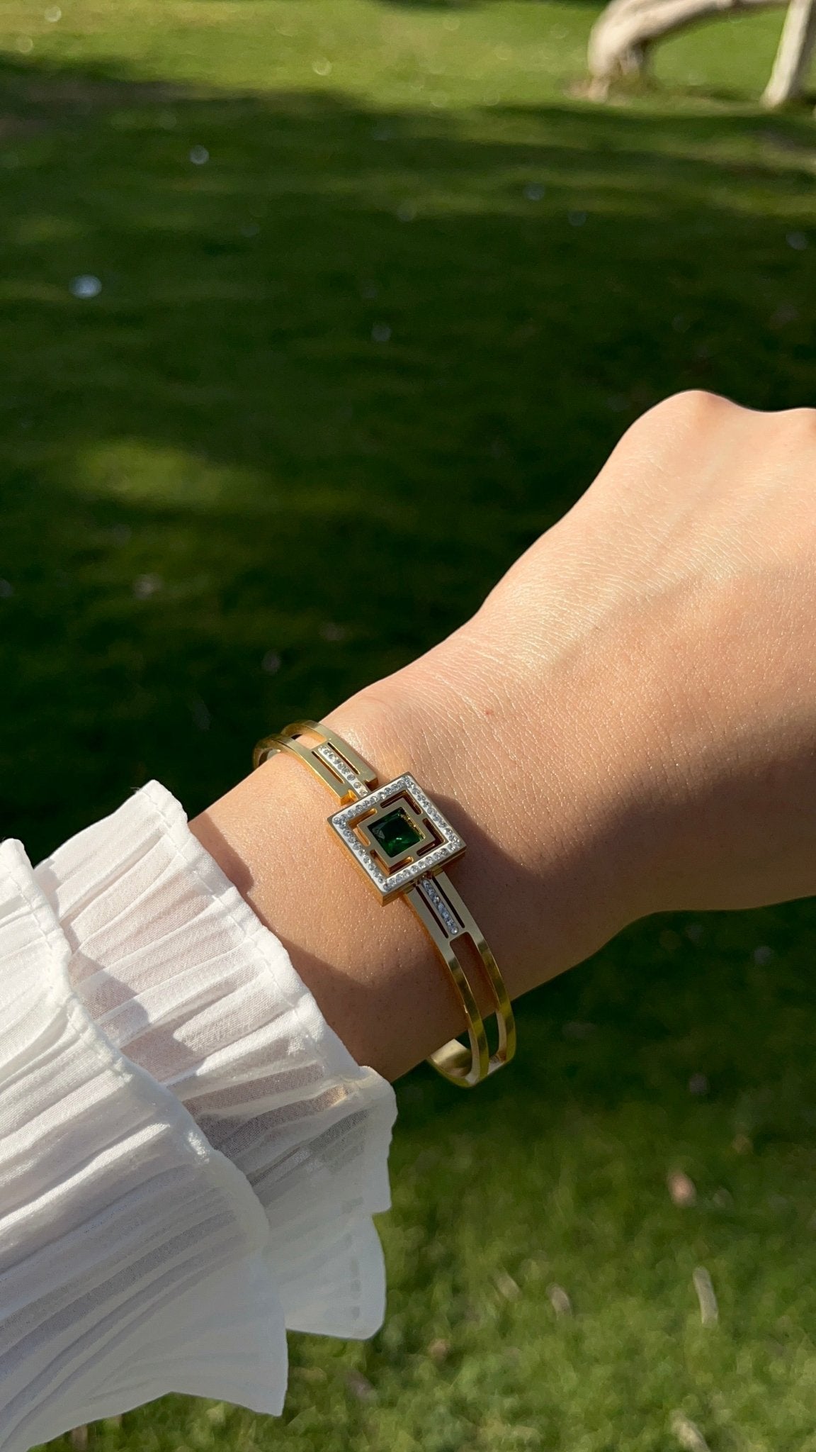Alaa Simple Bangle - Stainless Steel