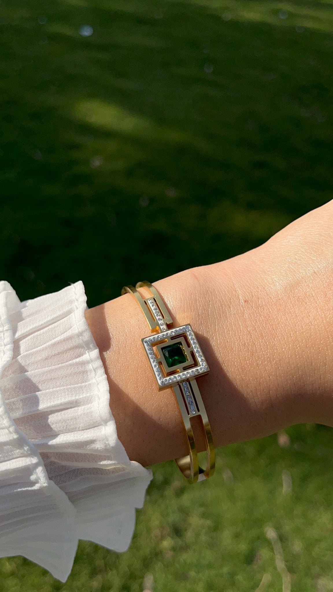 Alaa Simple Bangle - Stainless Steel