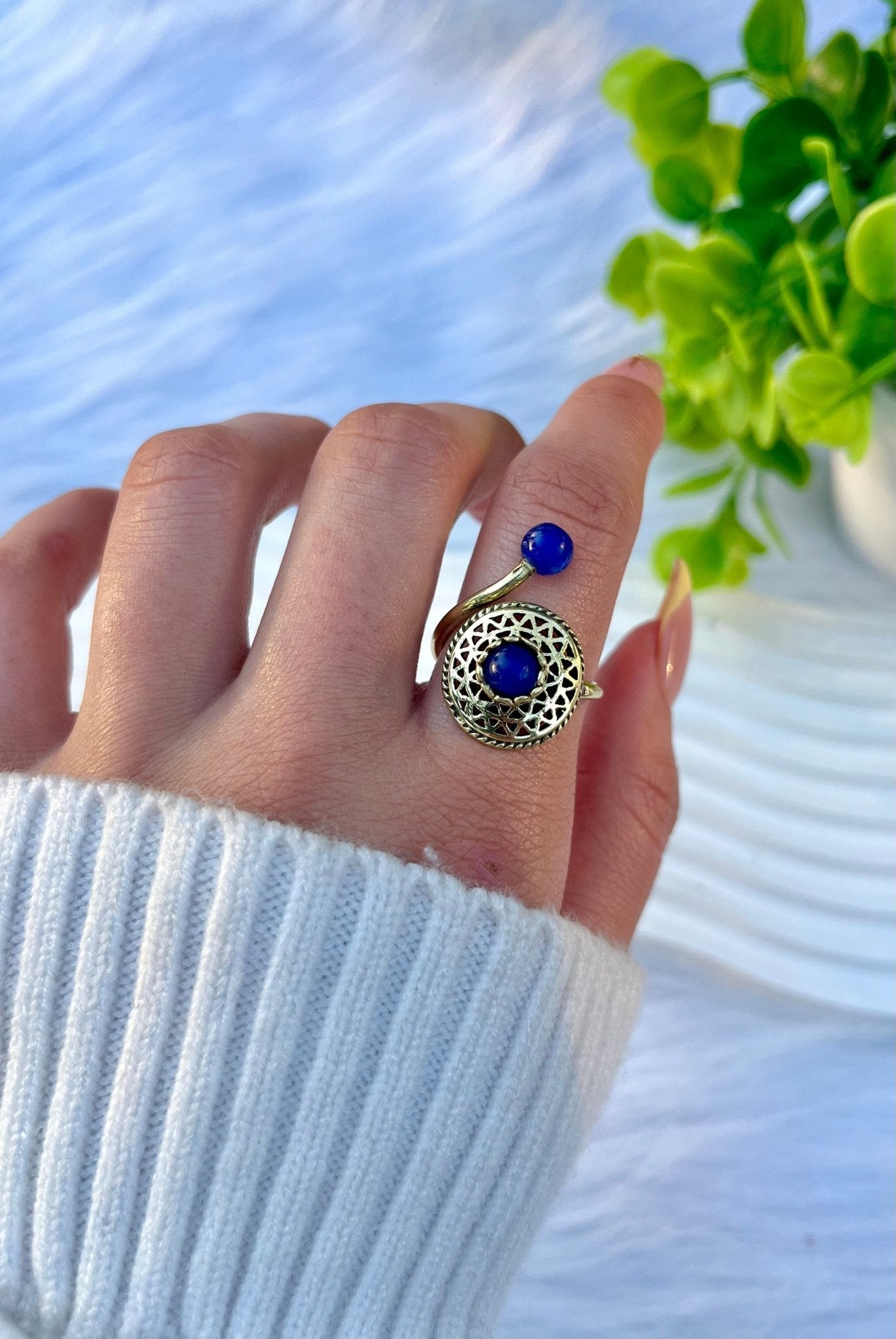 Blue Elegance Set - Pure Copper