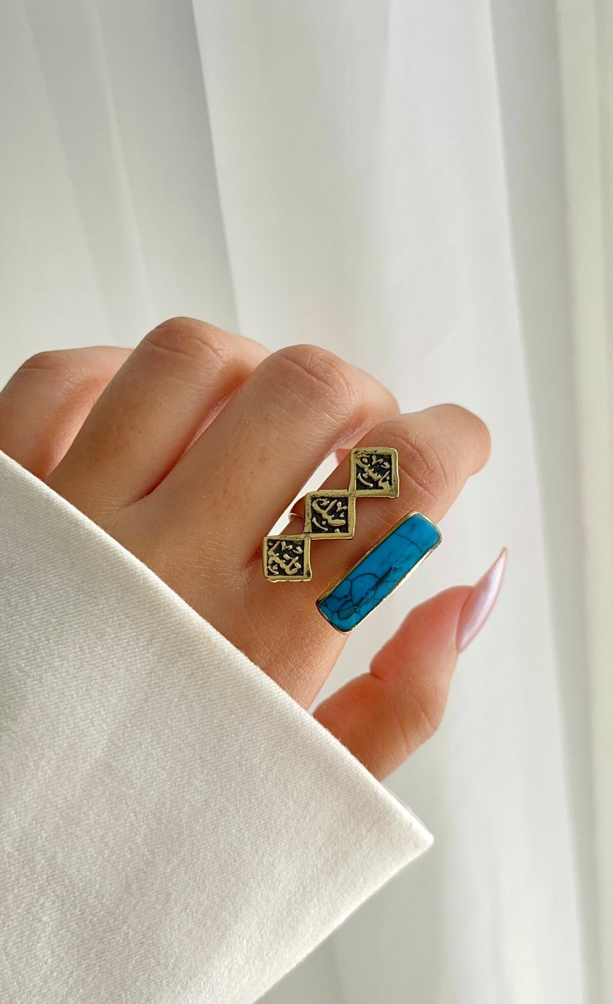 Bushra Ring - Pure Copper