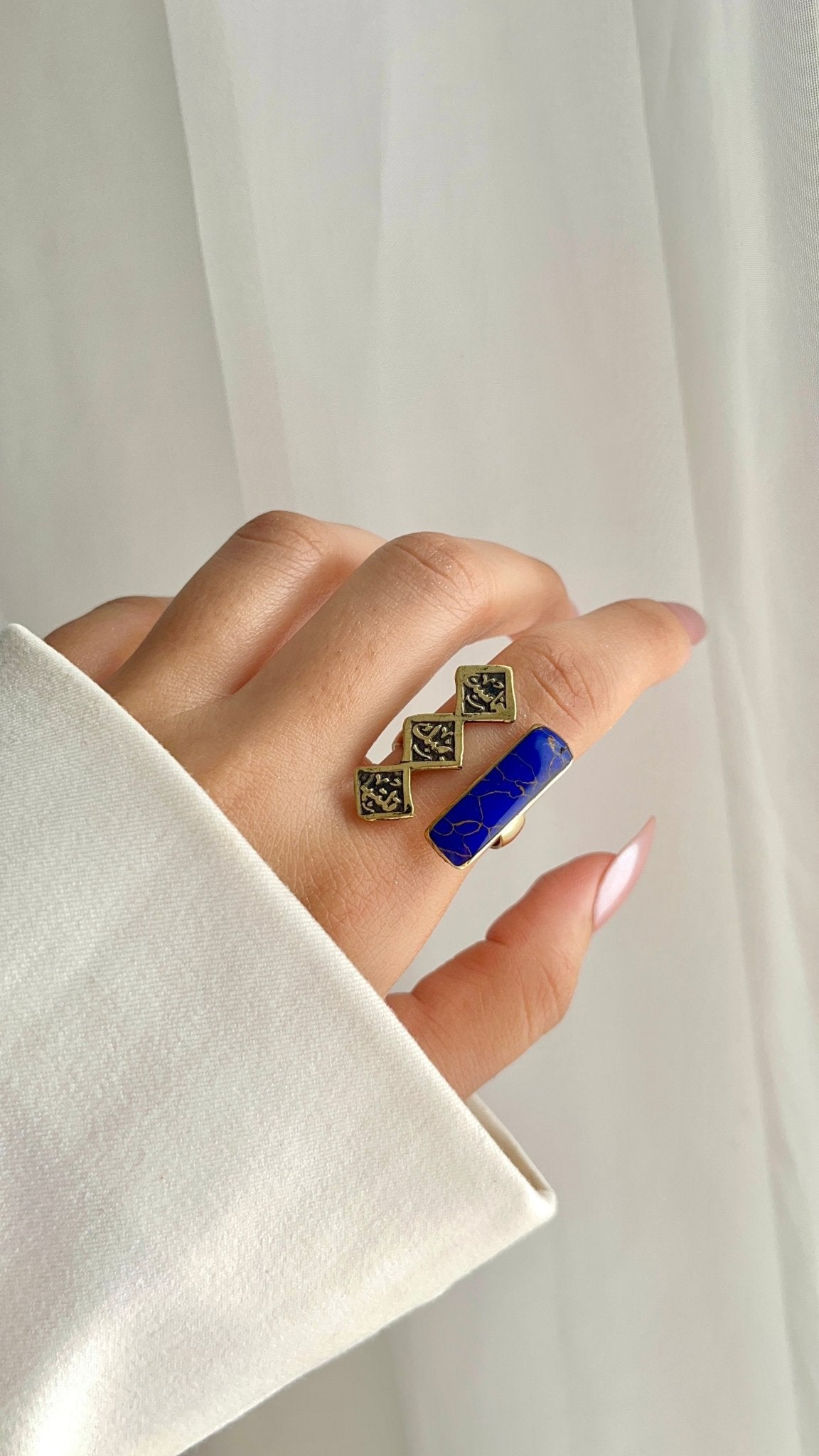 Bushra Ring - Pure Copper