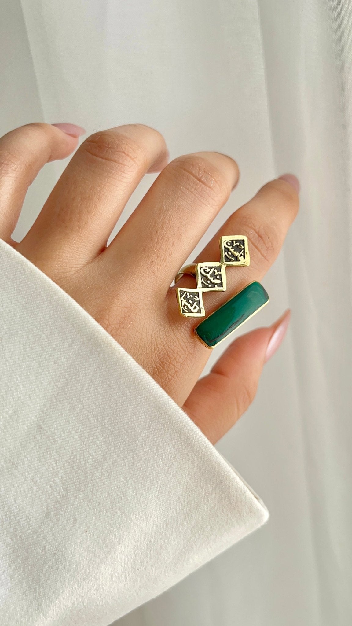Bushra Ring - Pure Copper