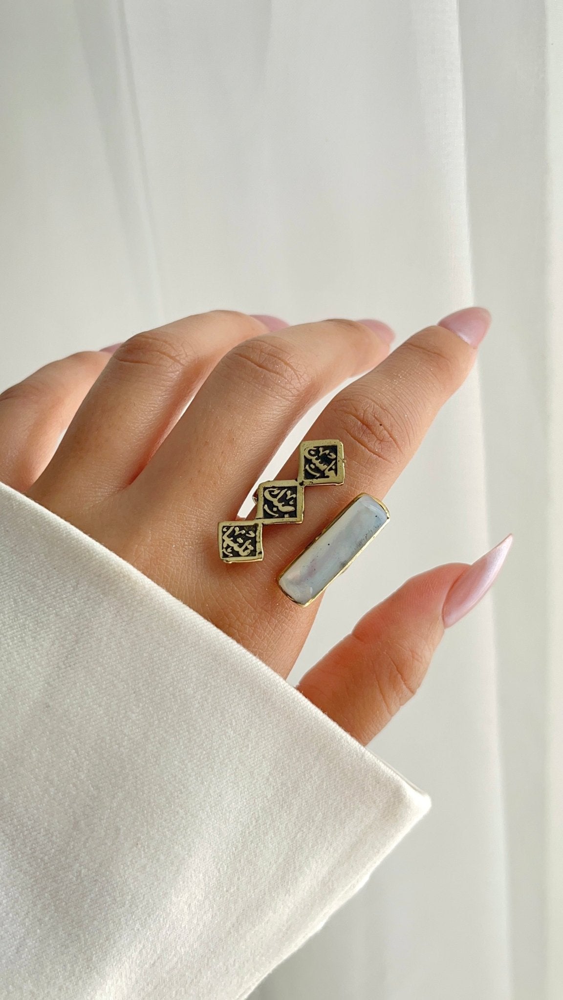 Bushra Ring - Pure Copper