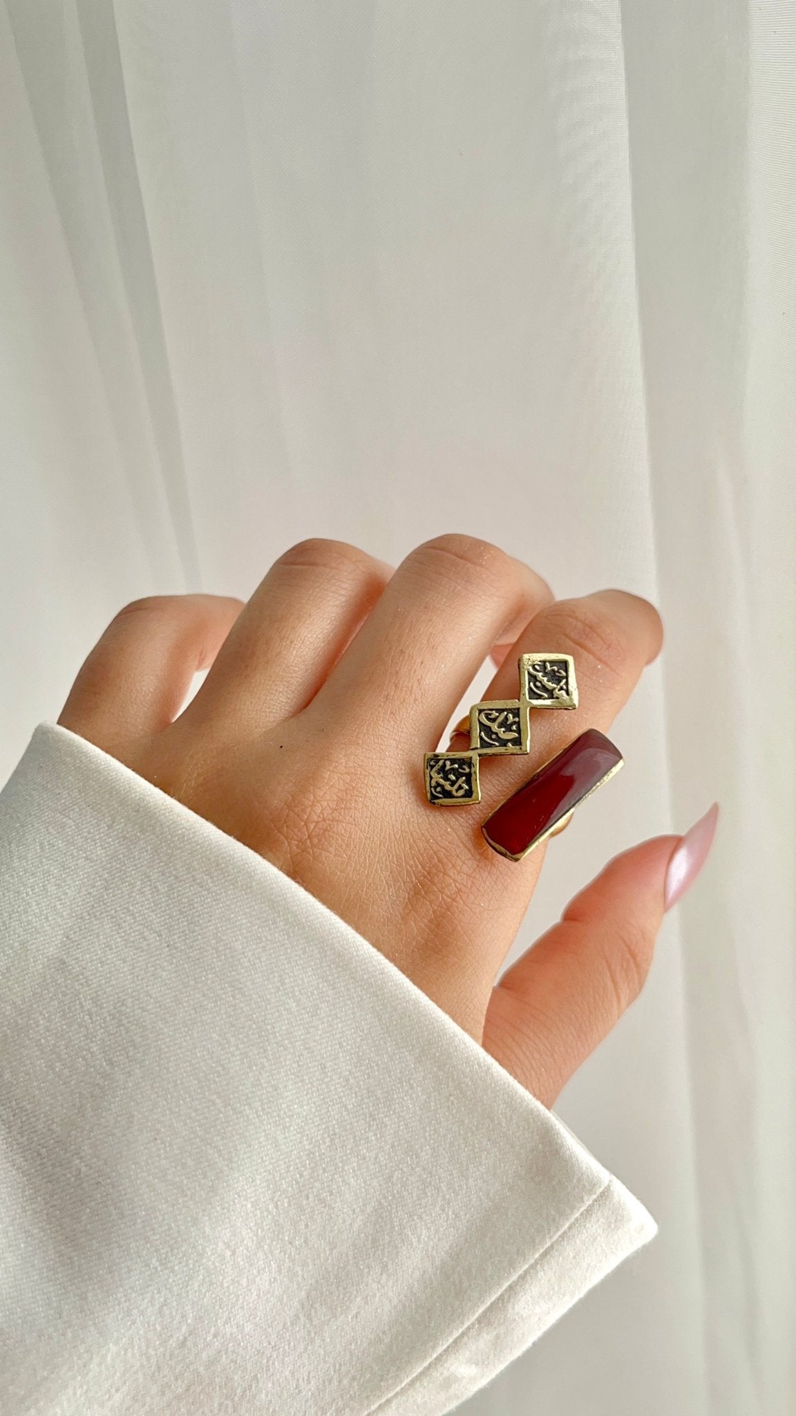 Bushra Ring - Pure Copper