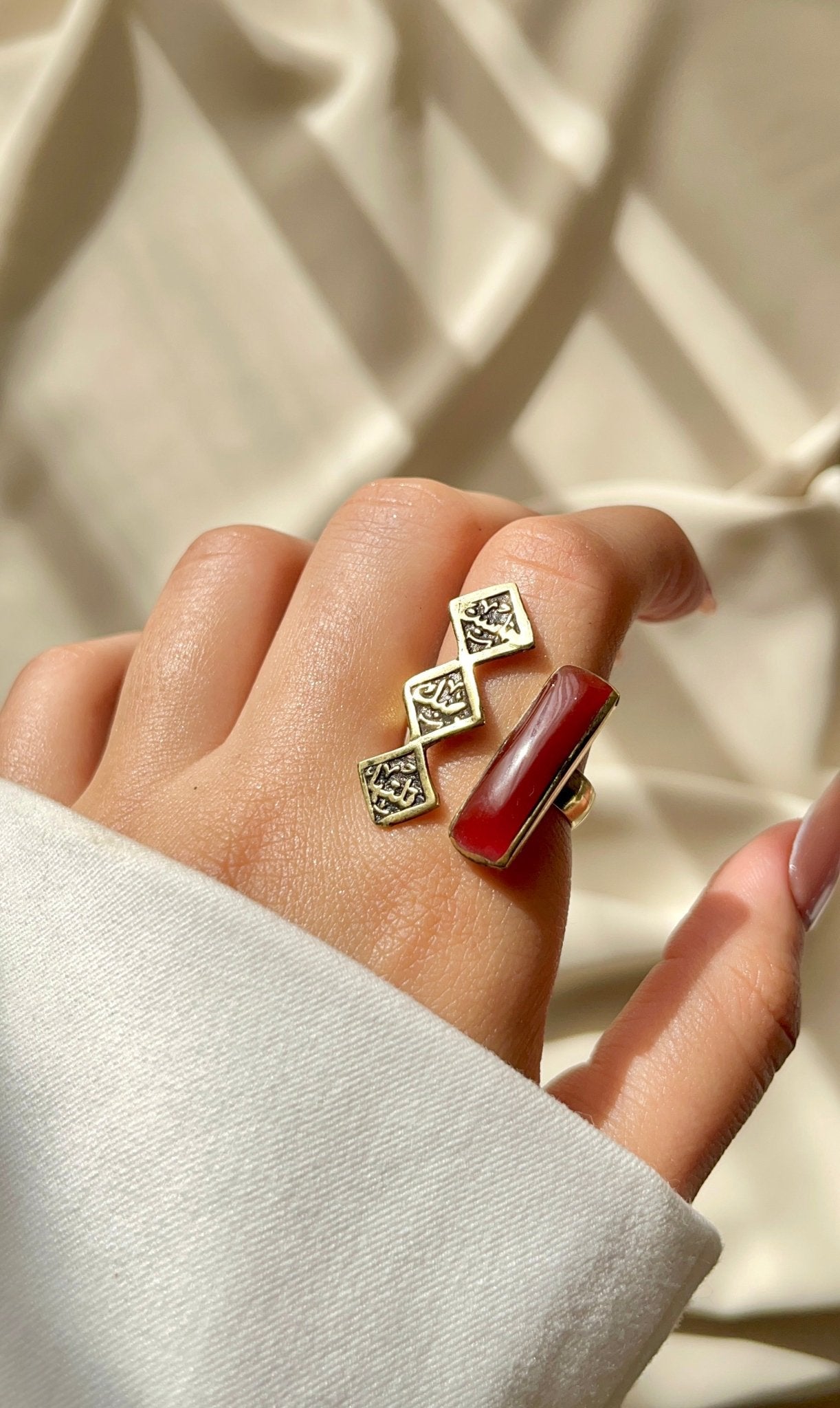 Bushra Ring - Pure Copper