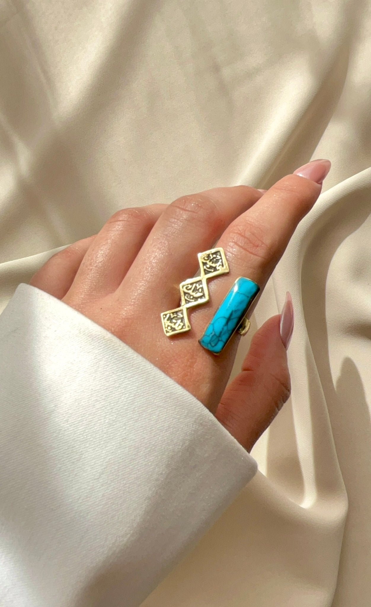 Bushra Ring - Pure Copper