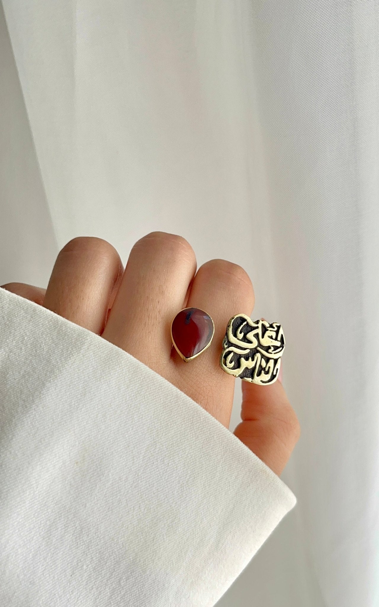 Aghla El Nas Ring - Pure Copper