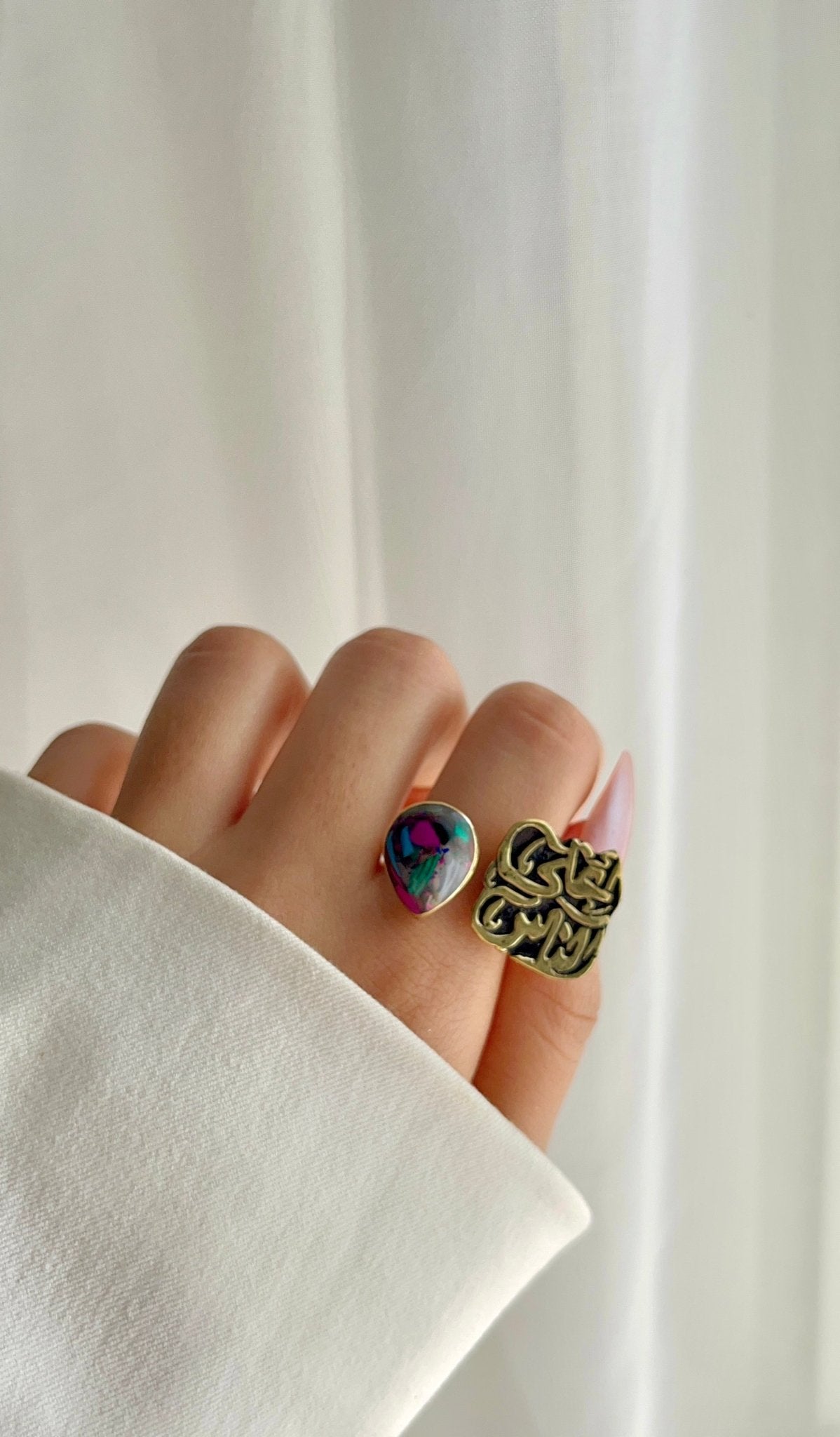 Aghla El Nas Ring - Pure Copper