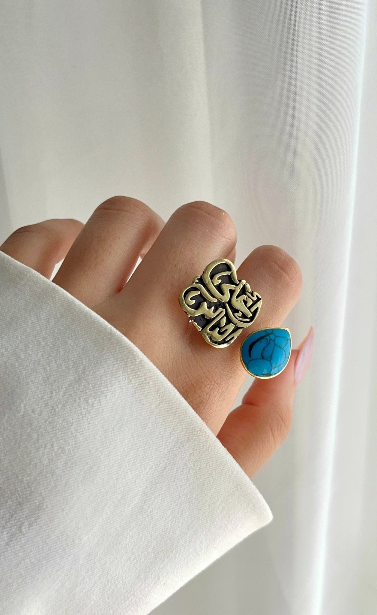 Aghla El Nas Ring - Pure Copper