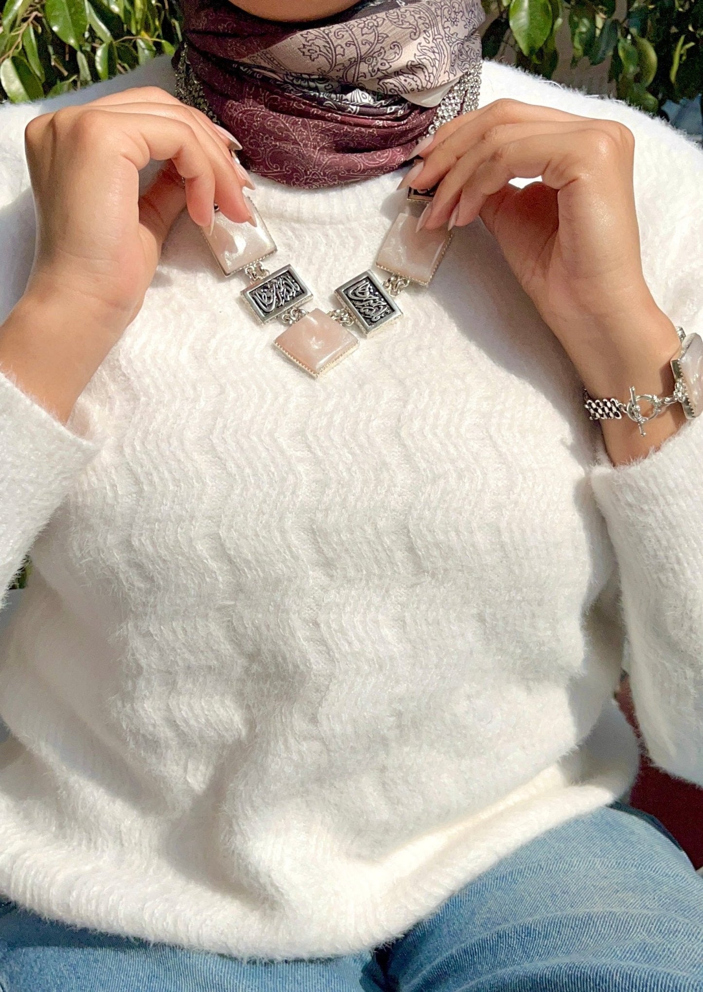 Ghada Set - Silver Plated