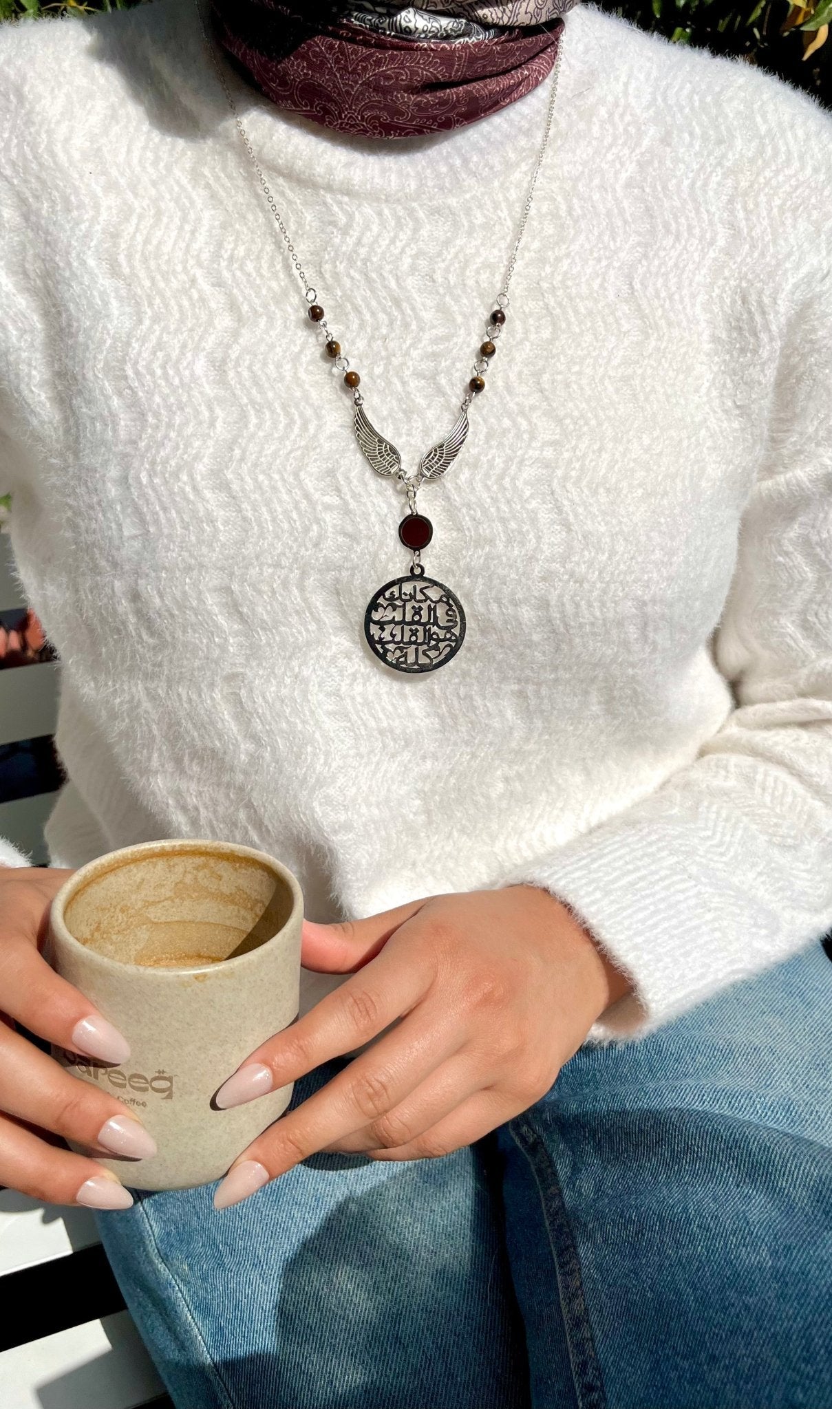 Najla Necklace - Silver Plated