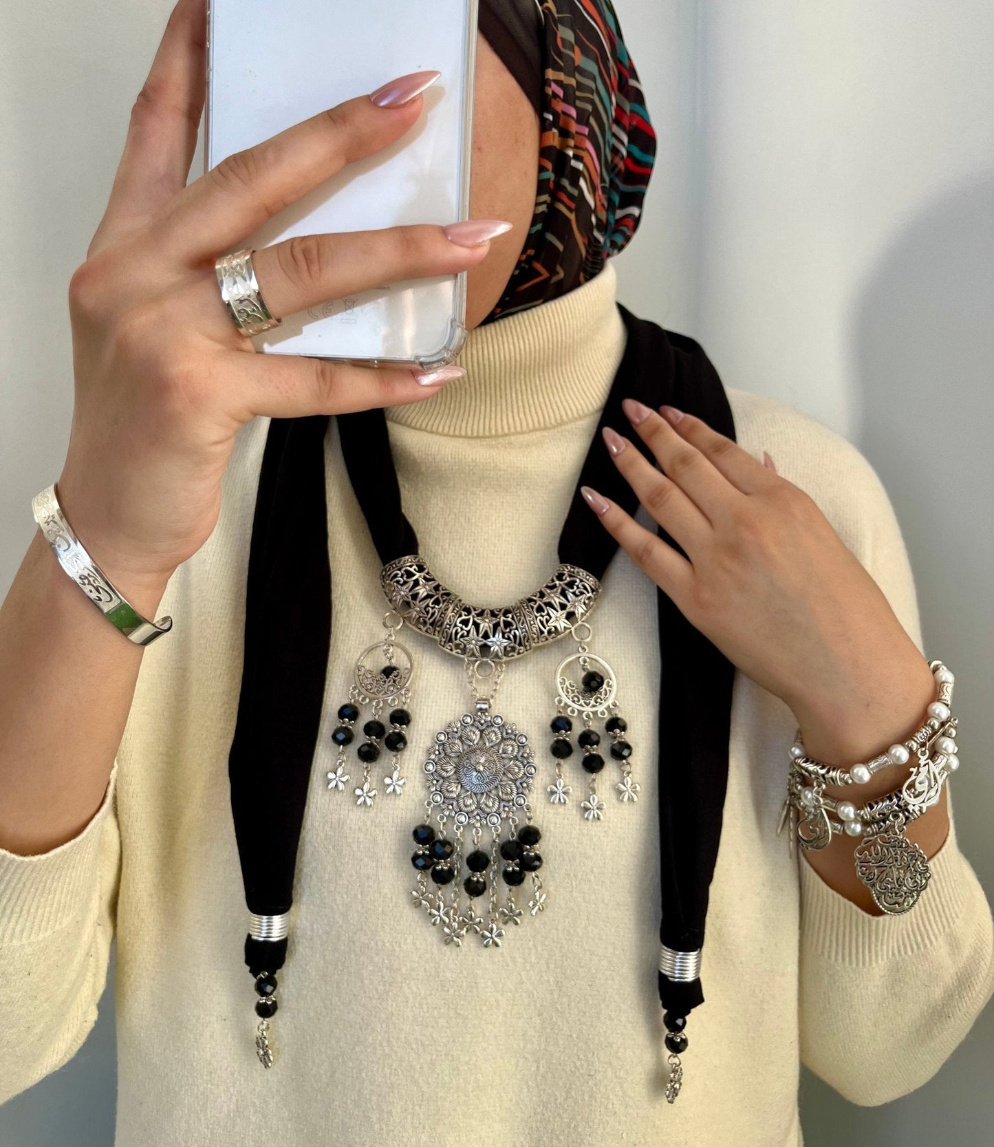 Nalian Necklace Scarf - Cotton