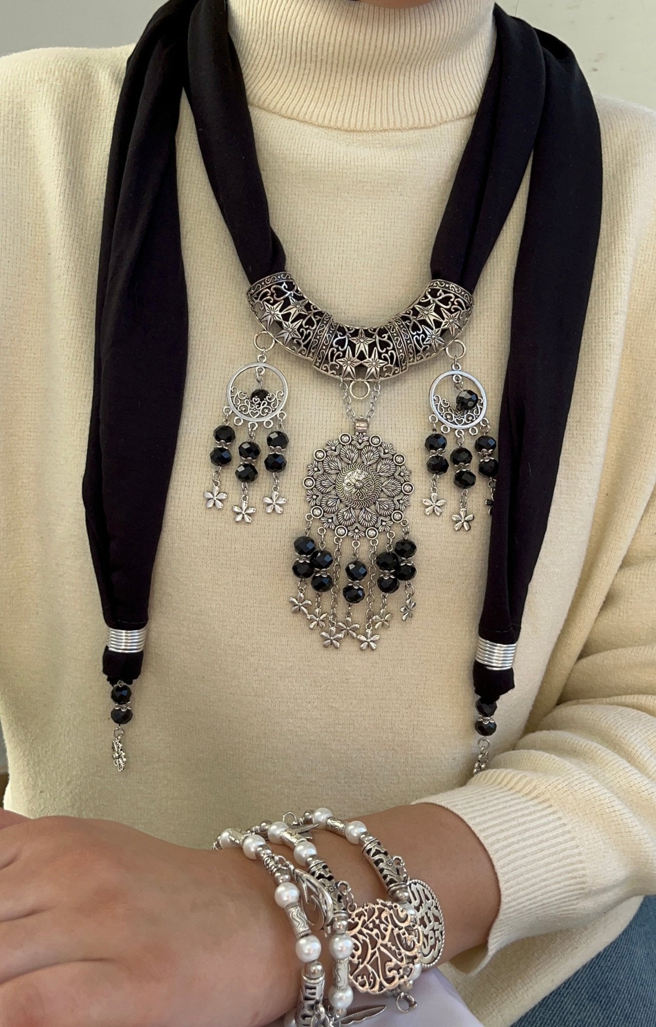 Nalian Necklace Scarf - Cotton