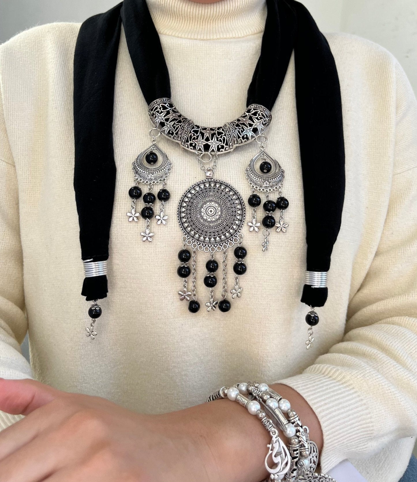 Rovan Necklace Scarf - Cotton