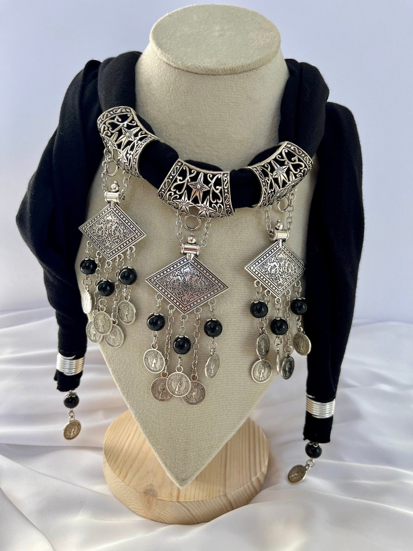 Neva Necklace Scarf - Cotton