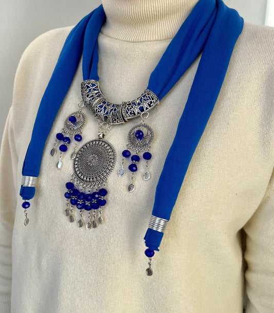 Alina Necklace Scarf - Cotton