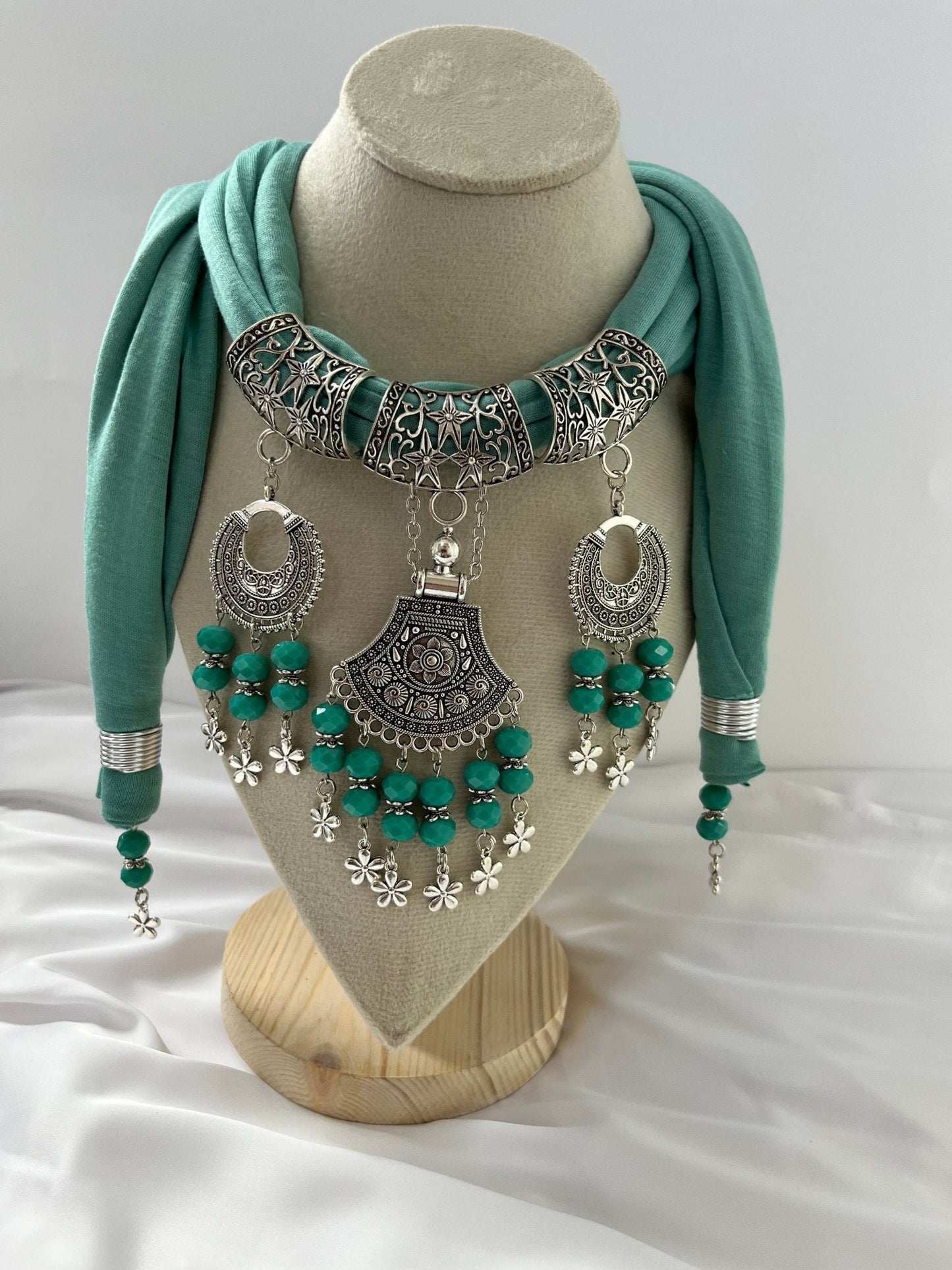 Milda Necklace Scarf - Cotton