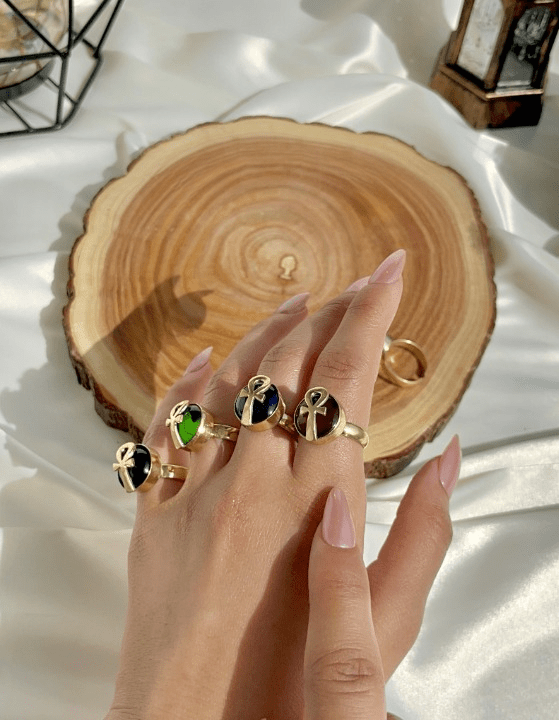 Ankh Ring - Pure Copper