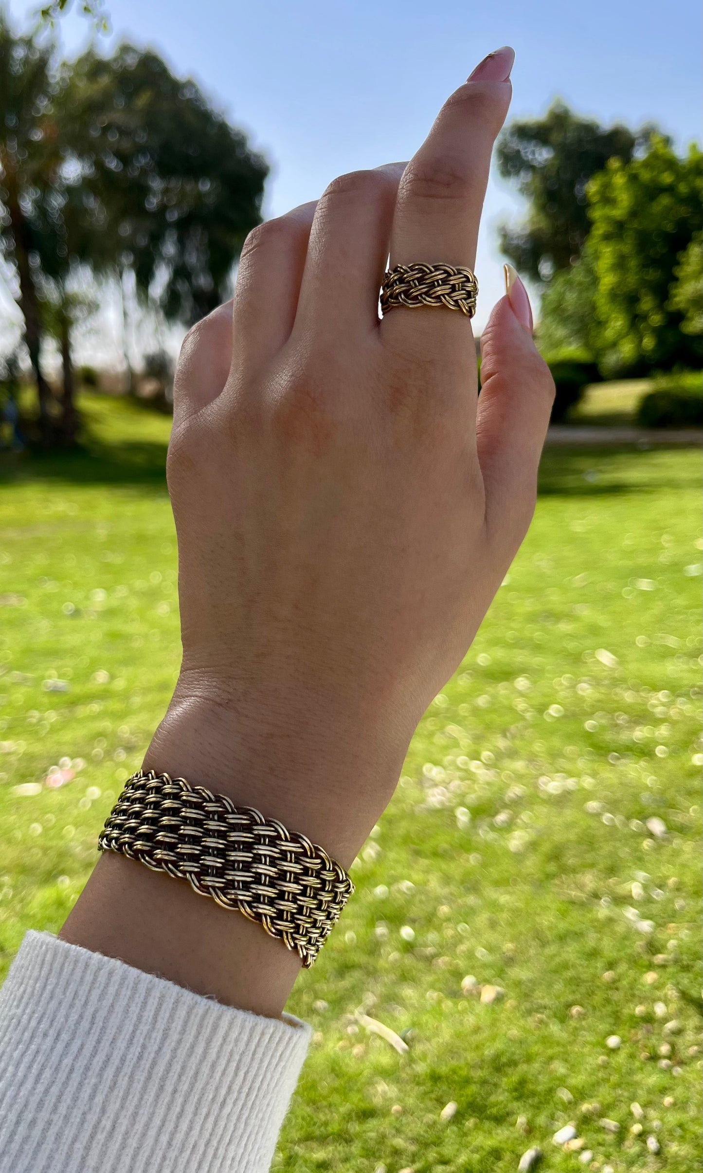 Lina Classic Weave - Copper Set