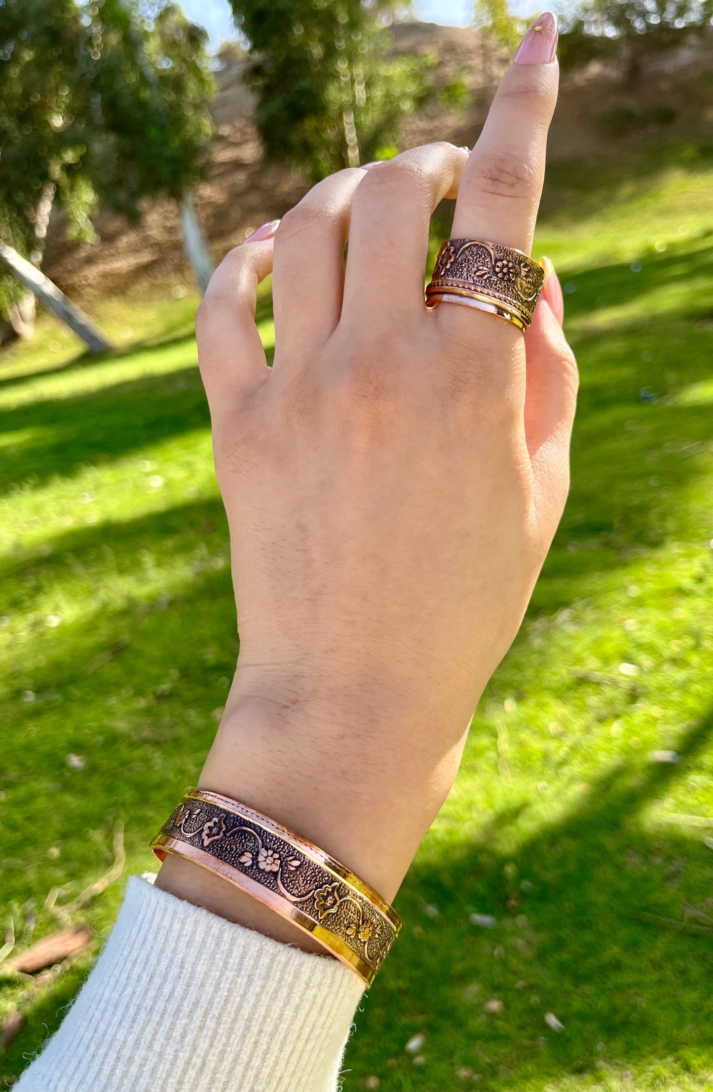 Yasmeen set – Ornate Copper