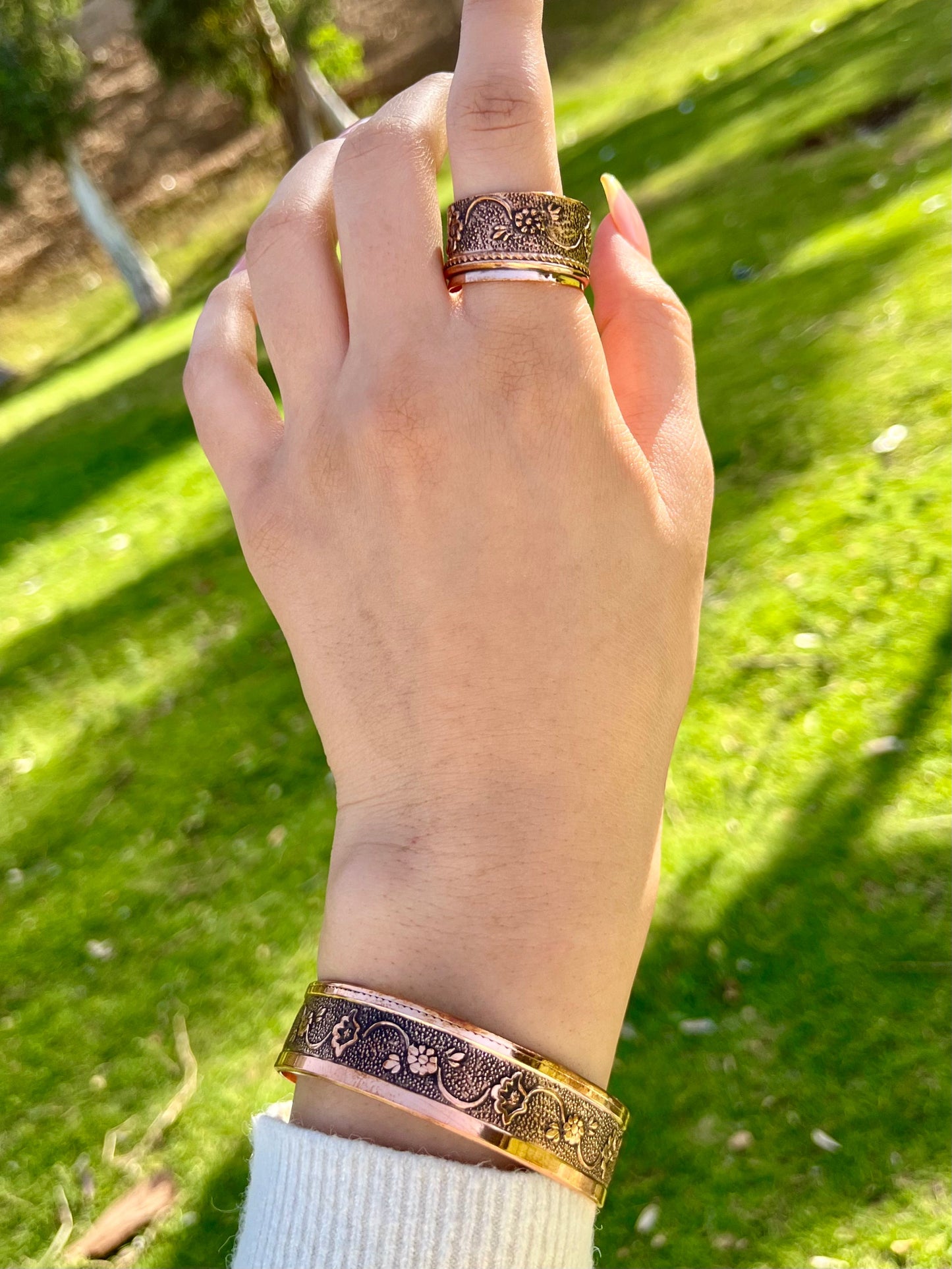 Yasmeen set – Ornate Copper