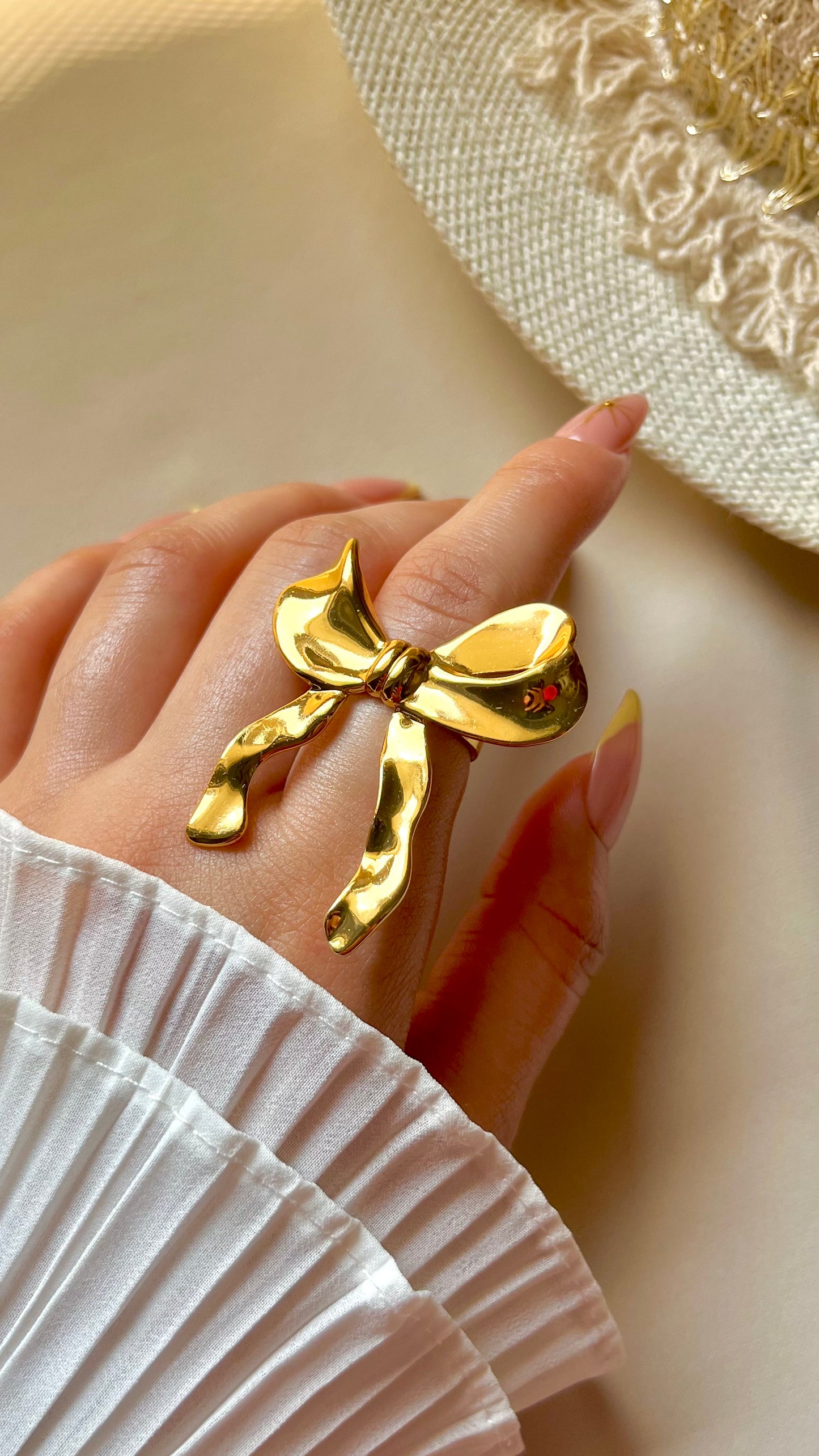 Bow Ring - Stainless Steel