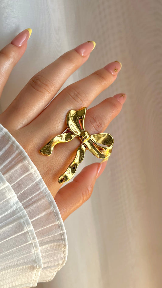 Bow Ring - Stainless Steel