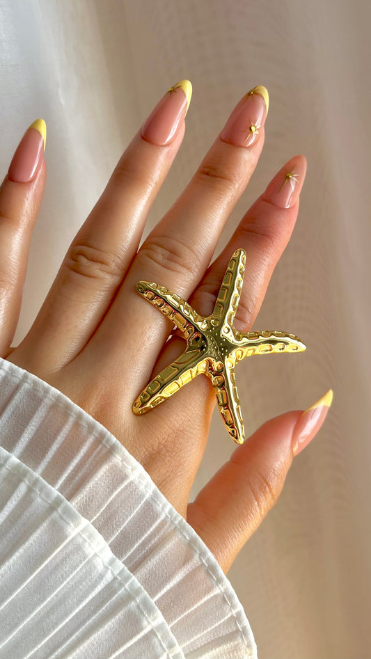 Sea Star Ring - Stainless Steel